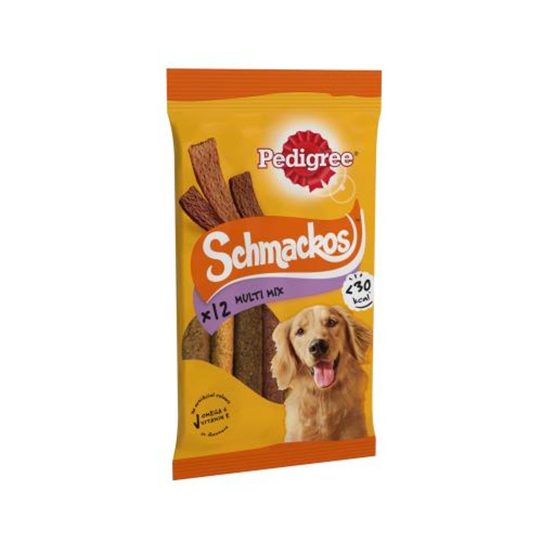 Pedigree Schmackos Adult Dog Treats Multi Mix 12 Strips