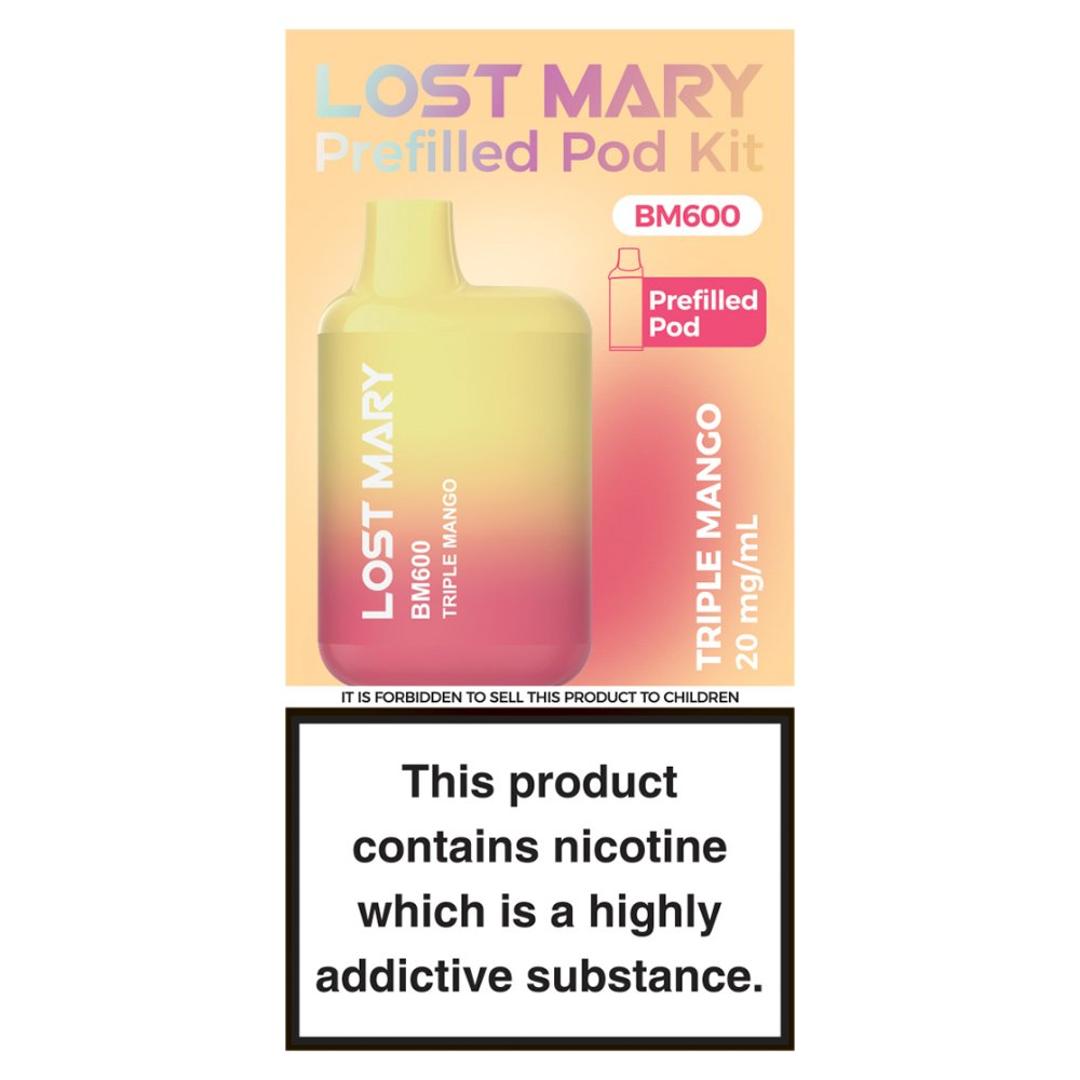 Lost Mary BM600 Triple Mango Prefilled Pod Kit