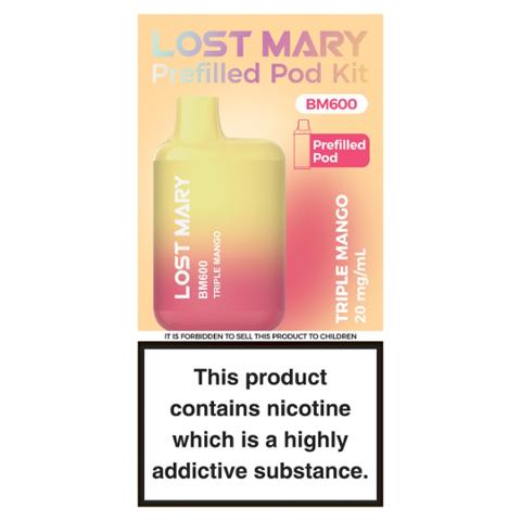Lost Mary BM600 Triple Mango Prefilled Pod Kit