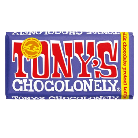 Tony’s Chocolonely Dark Milk Chocolate Pretzel & Toffee