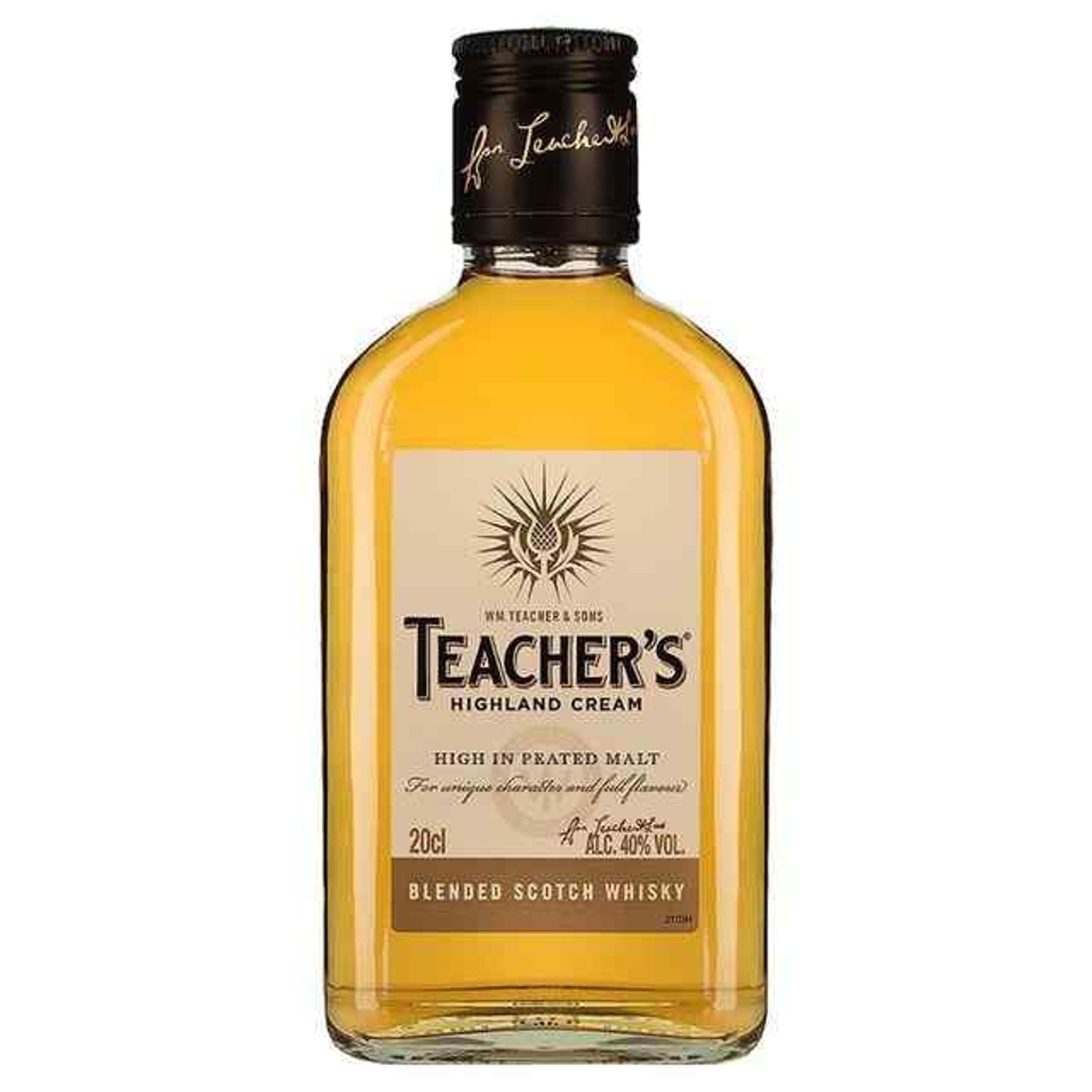ウイスキー TEACHER'S HIGHLAND CREAM SCOTCH WHISKY Viskis Teacher's HIGHLAND CREAM Blended Scotch Whisky 40