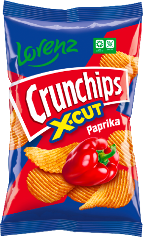 Lorenz Crunchips X-Cut Paprika