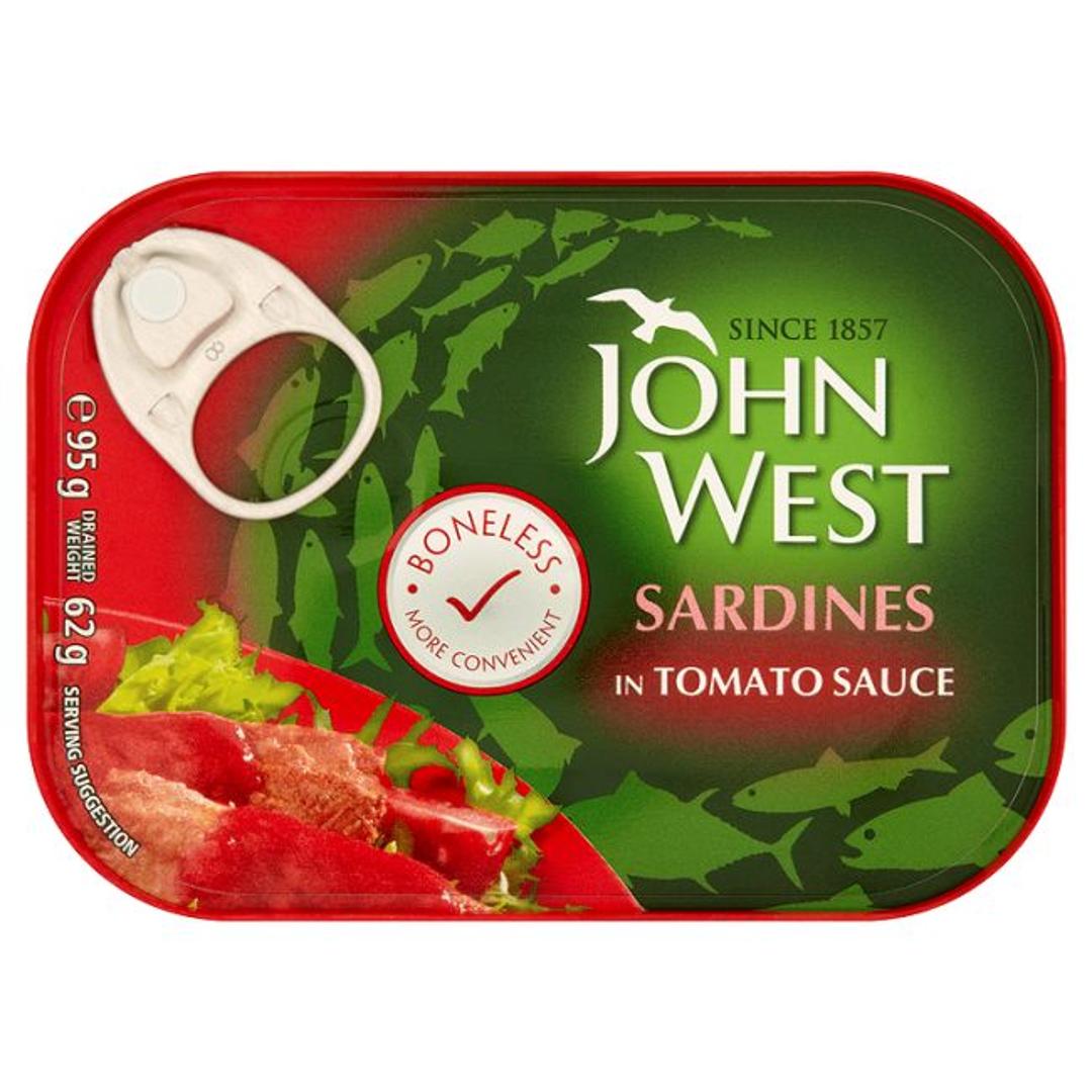 John West Boneless Sardines in Tomato Sauce