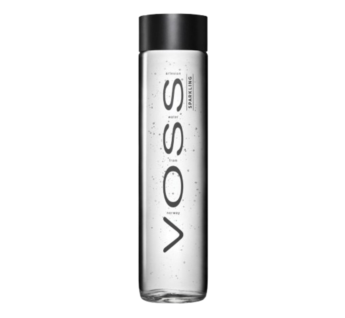 Voss Sparkling Artesian Water Glass Bottle