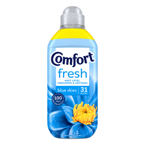 Comfort Fresh Blue Skies Fabric Conditioner 31 washes