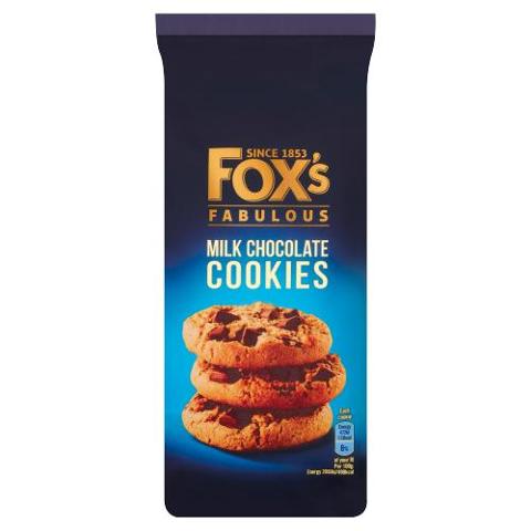 Fox's Fabulous Milk Chocolate Cookies