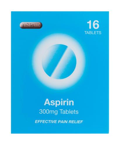 Aspar Aspirin 300mg Tablets 16pk