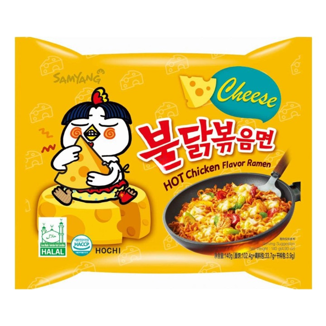 Samyang Buldak Cheese Spicy Ramen Hot Chicken Flavour