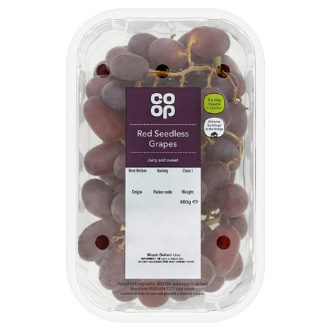 Co-op Red Seedless Grapes