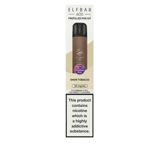 Elfbar 600 Snoow Tobacco Prefilled Pod Kit