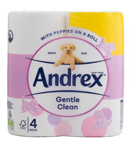 Andrex Gentle Clean 4pk