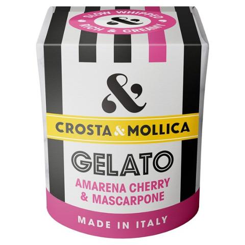 Crosta & Mollica Gelato Amarena Cherry & Mascarpone