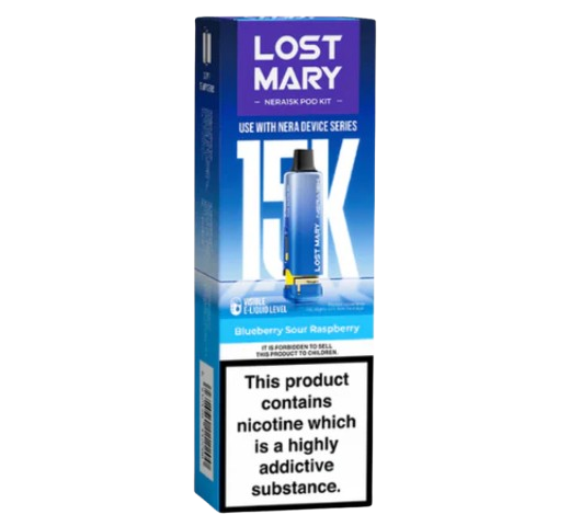 Lost Mary Nera 15K Blueberry Sour Raspberry