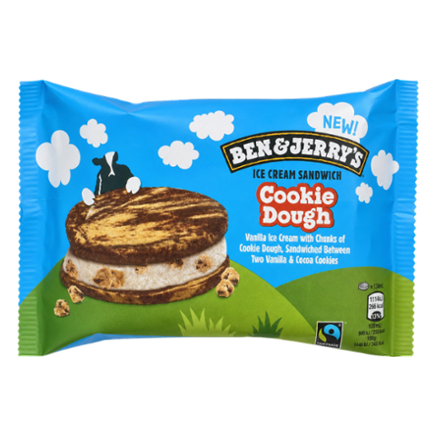 Ben & Jerry's Cookie Dough Ice Cream Sandwich