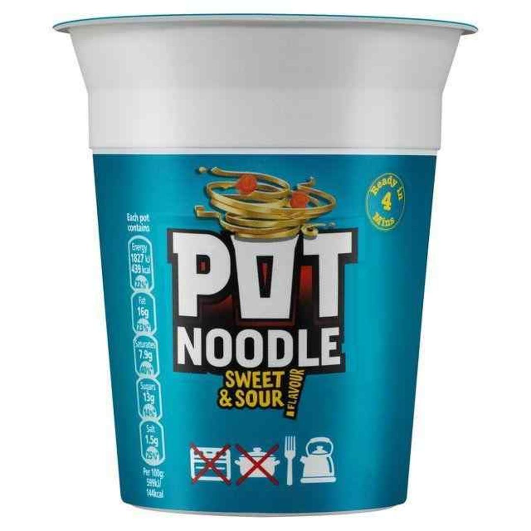 Pot Noodle Sweet & Sour Flavour