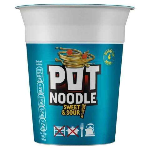 Pot Noodle Sweet & Sour Flavour