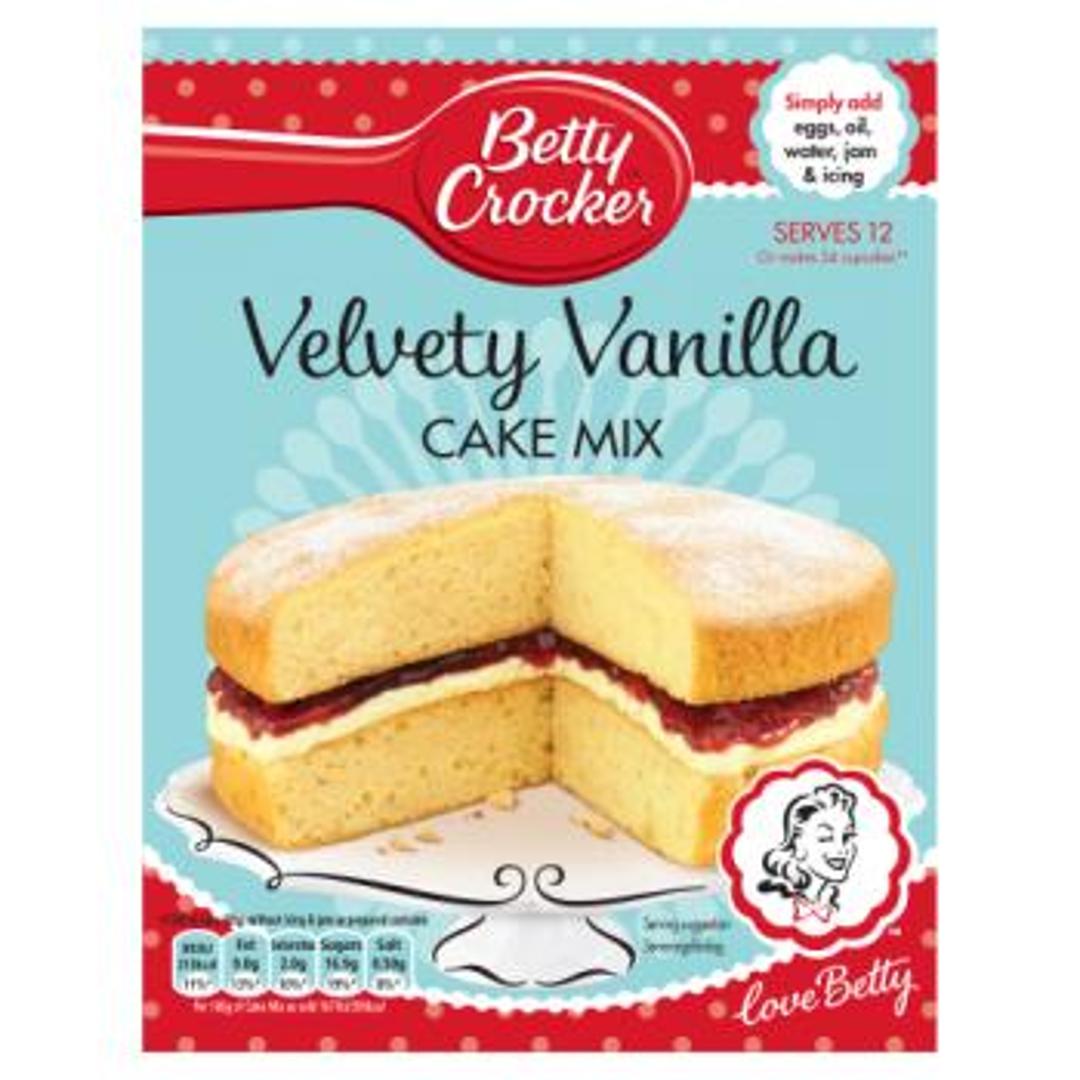 Betty Crocker Velvety Vanilla Cake Mix