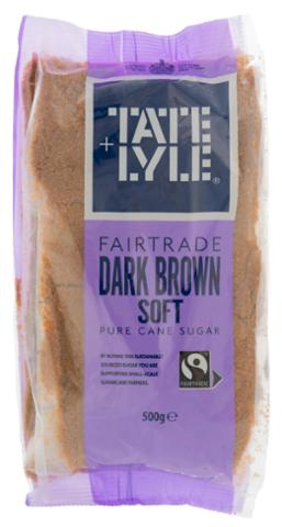 Tate & Lyle Fairtrade Dark Brown Soft Pure Cane Sugar