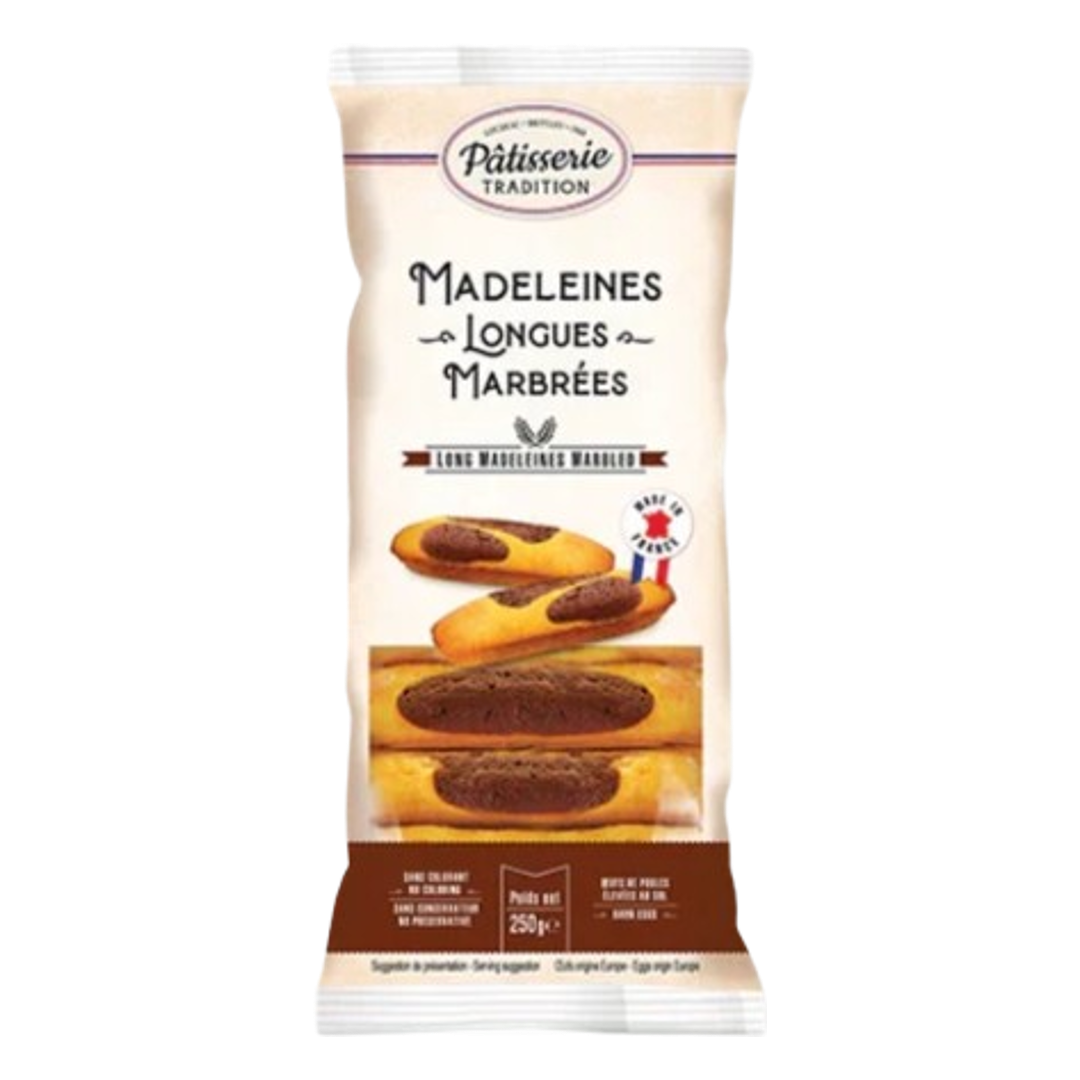 Patisserie Tradition Madeleines Longues Marbrees