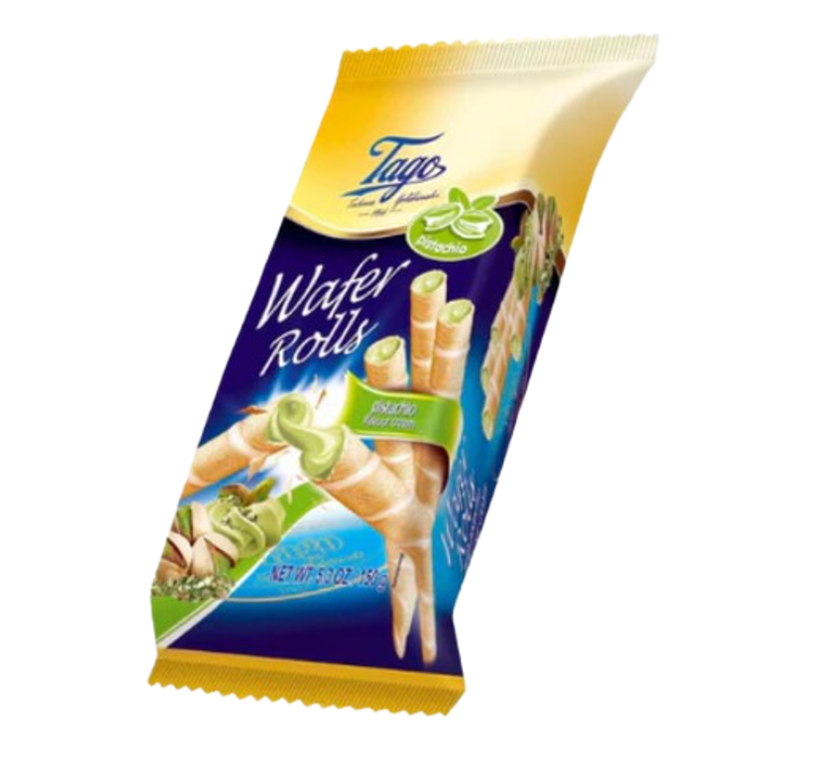 Tago Wafer Rolls Pistachio