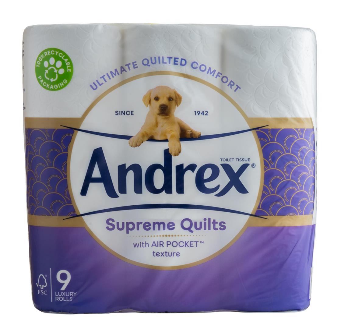 Andrex Supreme Quilts 9pk