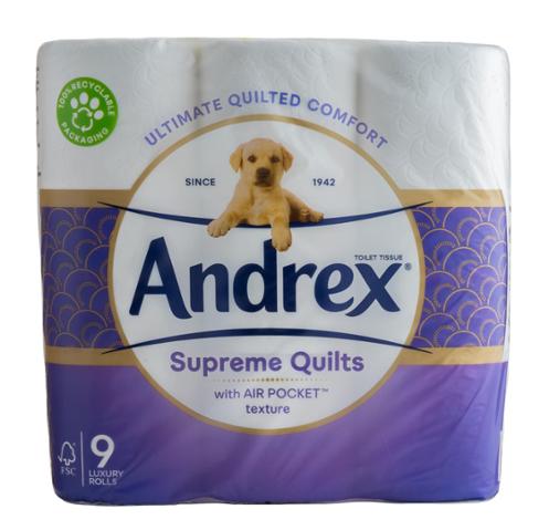 Andrex Supreme Quilts 9pk