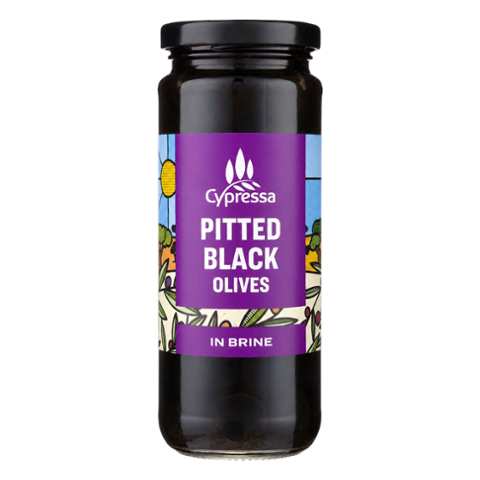 Cypressa Pitted Black Olives in Brine