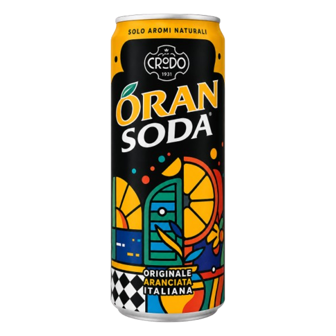 Crodo Oran Soda Originale Aranciata Italiana