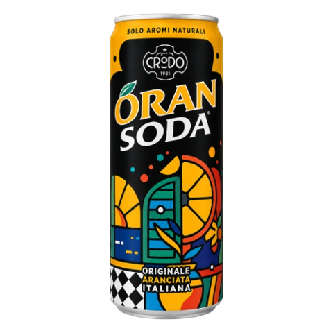 Crodo Oran Soda Originale Aranciata Italiana