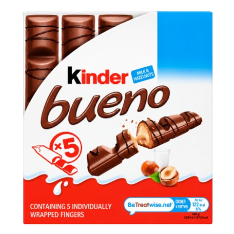 Kinder Bueno Milk & Hazelnut 5pk