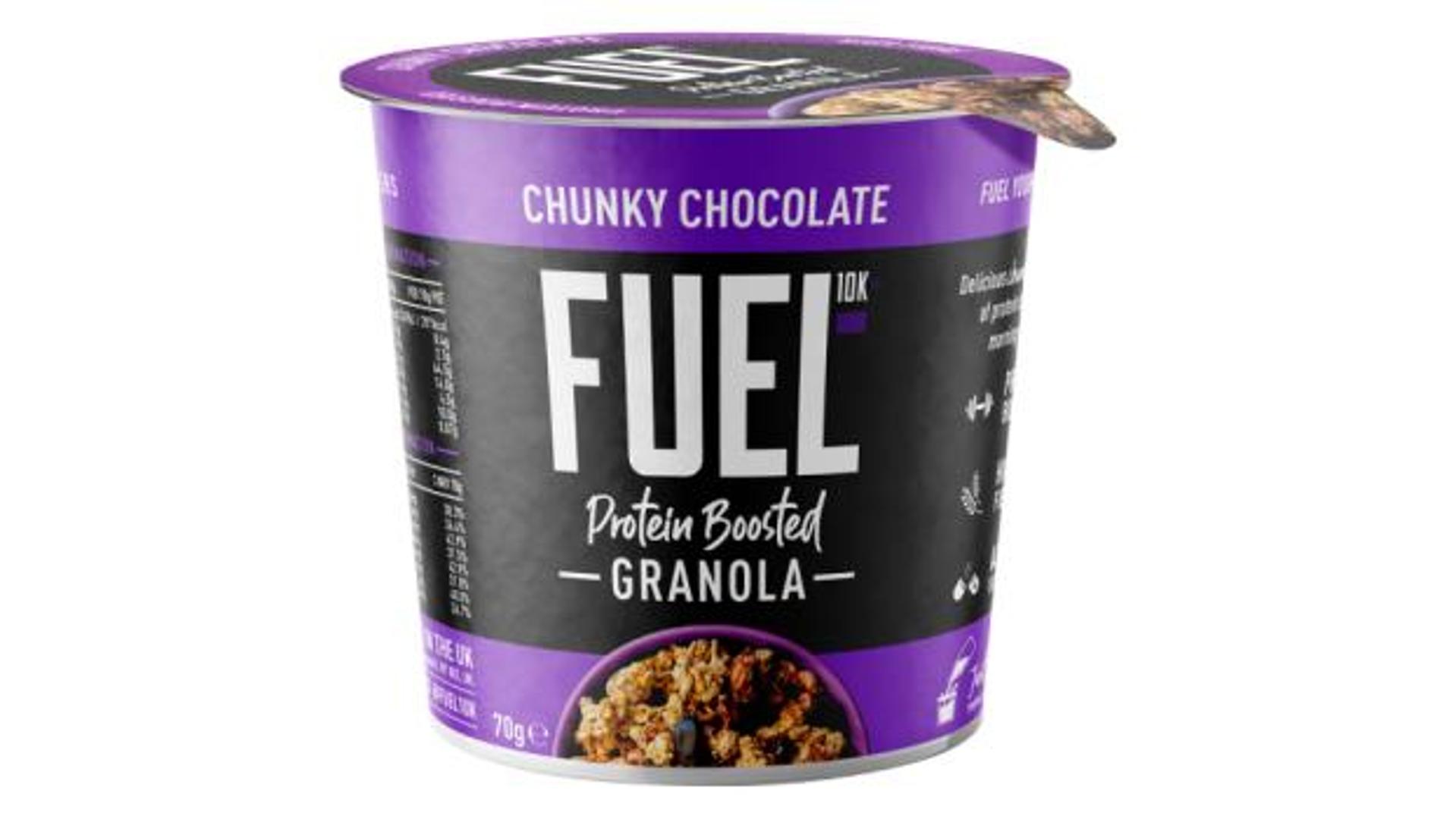 FUEL10K FUEL10K High Protein Chocolate Porridge Oat Cereal Pot 70g - Groceries - View #6