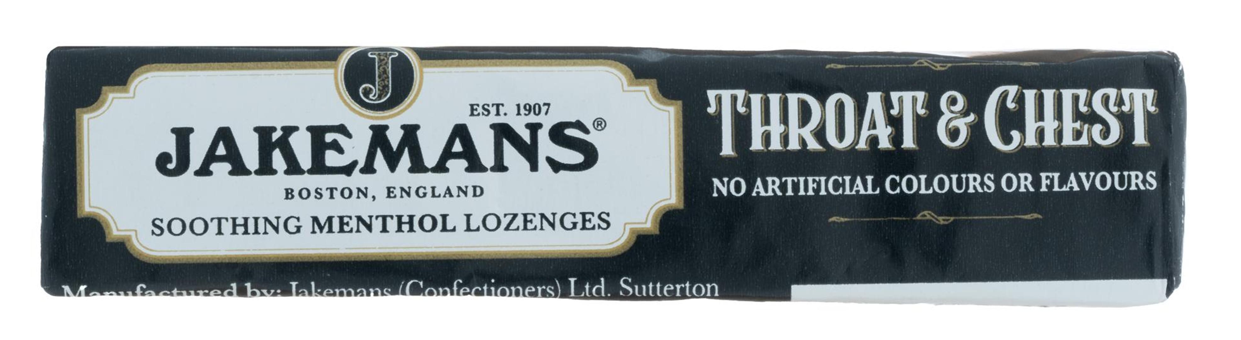 Jakemans Throat & Chest Soothing Menthol Sweets