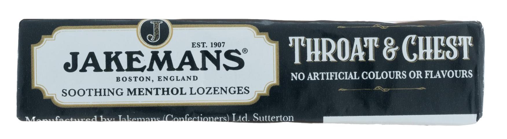 Jakemans Throat & Chest Soothing Menthol Sweets
