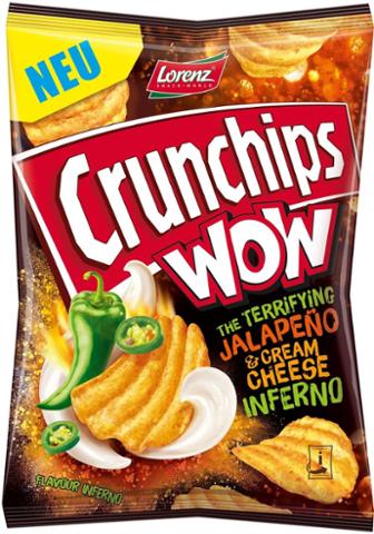 Lorenz Crunchchips Wow Jalapeno & Cream Cheese