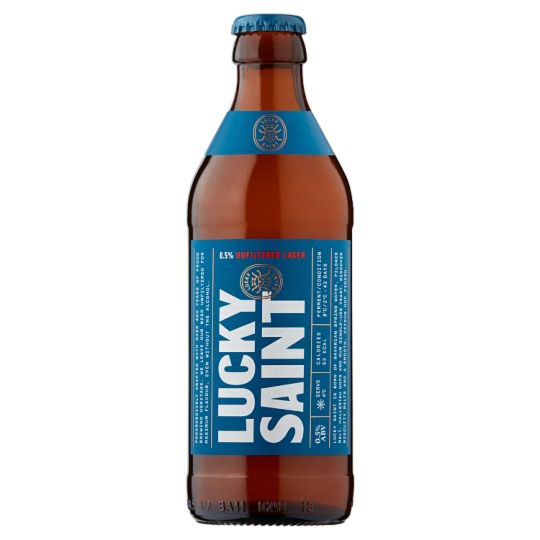 Lucky Saint Unfiltered Alcohol Free Lager