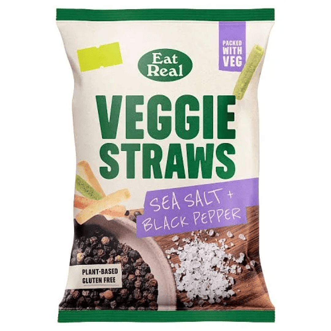 Eat Real Veggie Straws Sea Salt + Black Pepper