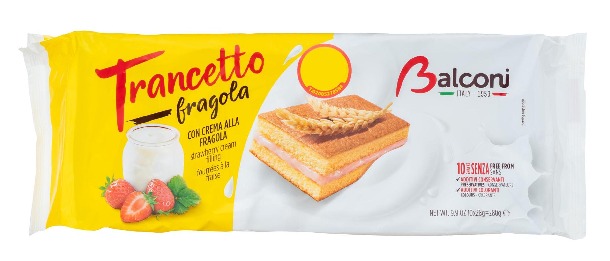 Balconi Trancetto Fragola Strawberry Cream Filling