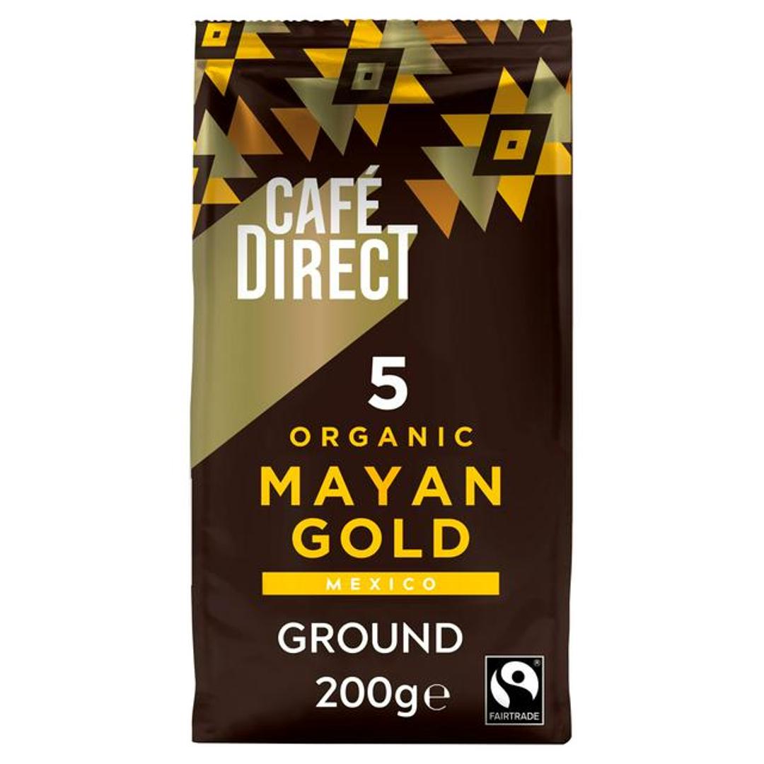 Cafedirect 5 Organic Mayan Gold Mexico Ground Coffee