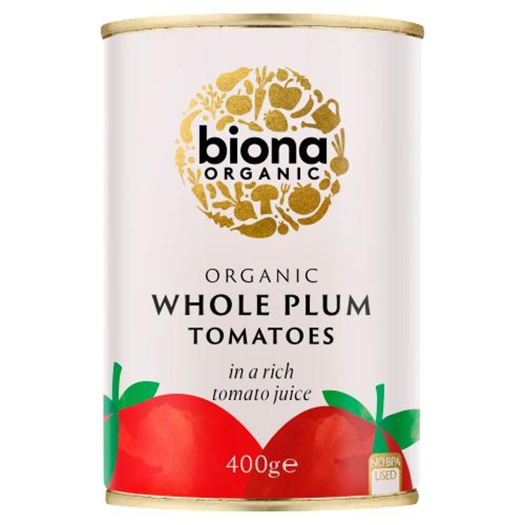 Biona Organic Whole Plum Tomatoes
