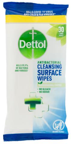 Dettol Antibacterial Cleansing Surface Wipes