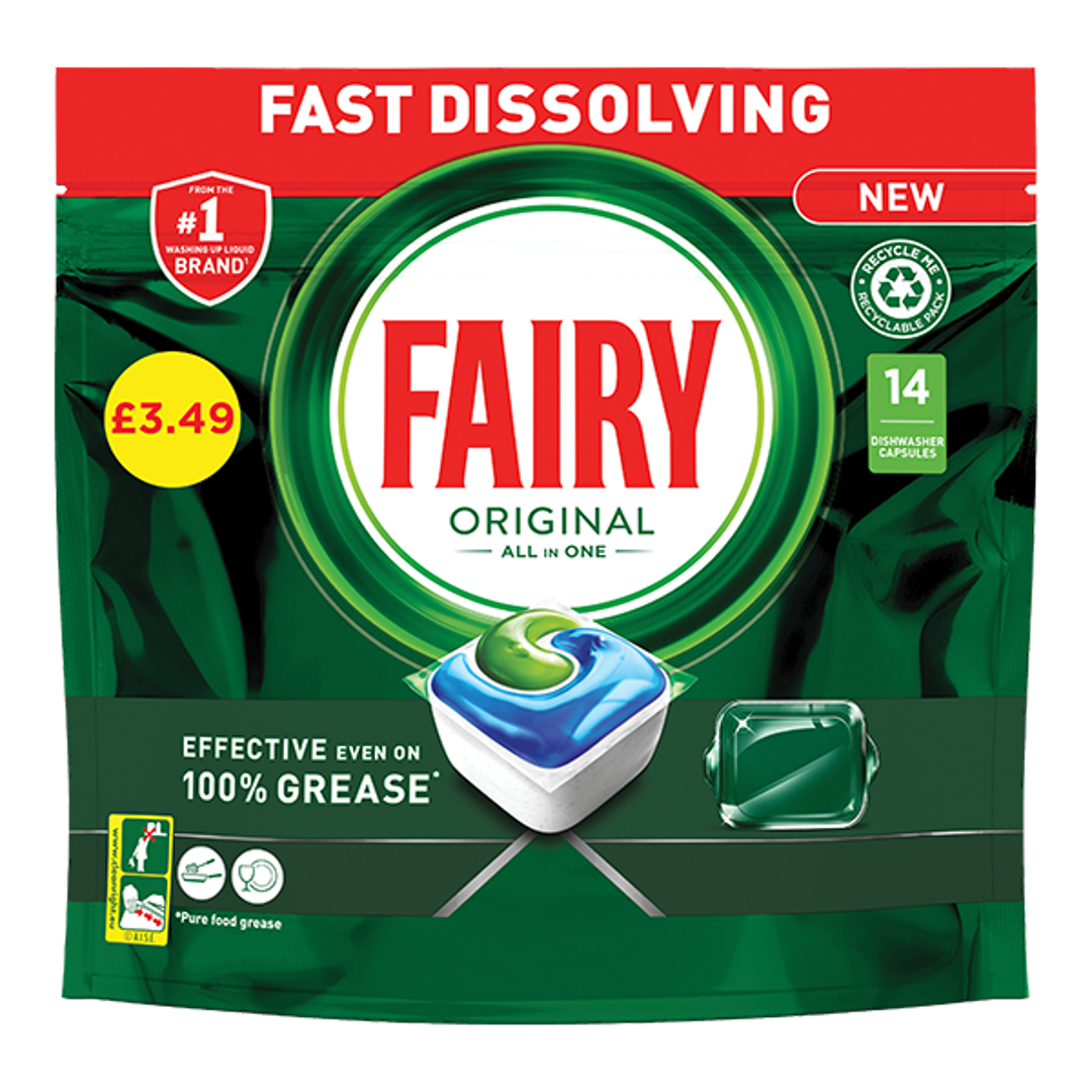Fairy Original All In One Dishwasher Tablets