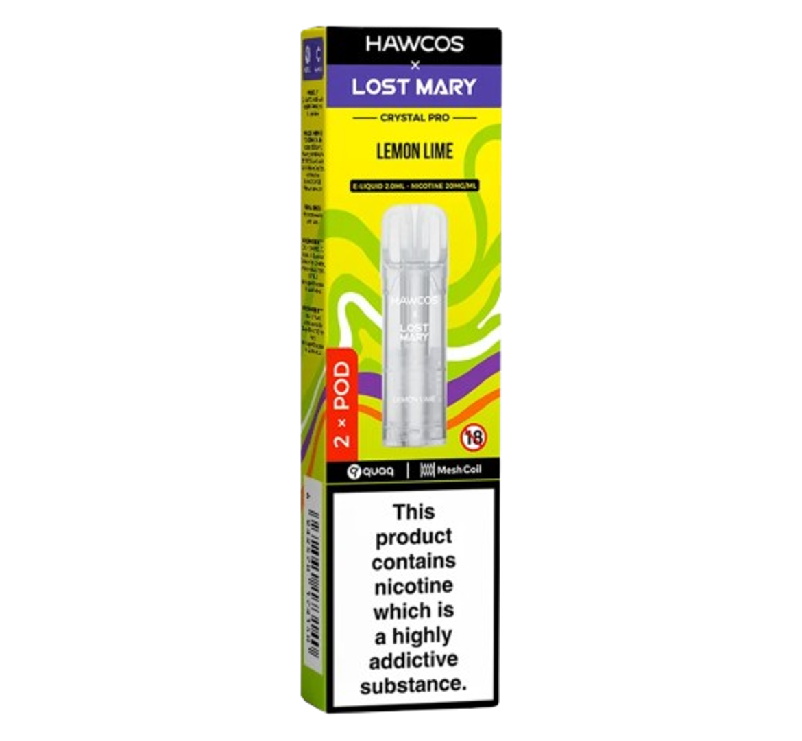 Hawcos x Lost Mary Crystal Pro Lemon Lime
