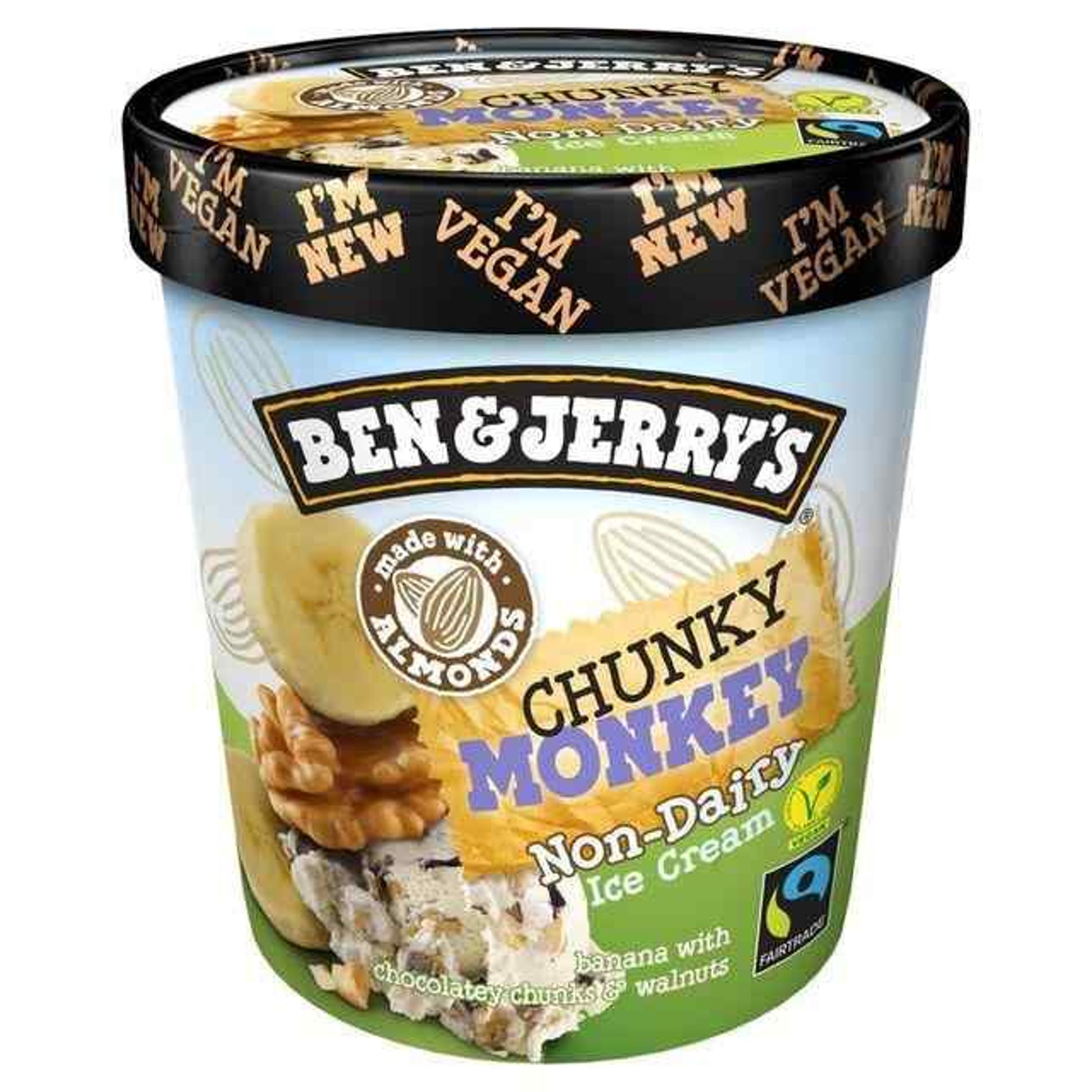 ben and jerry's chunky monkey 465ml