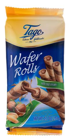Tago Wafer Rolls With Nut Cream