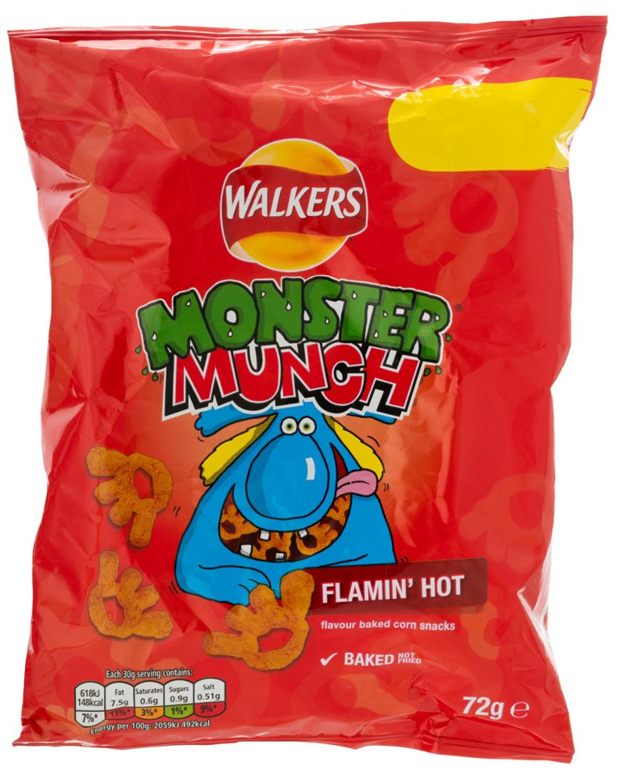 Walkers Monster Munch Sweet & Spicy Flamin Hot