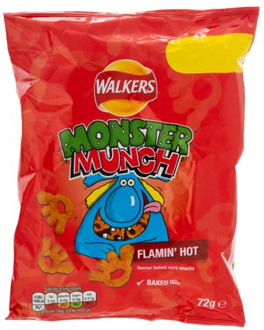 Walkers Monster Munch Sweet & Spicy Flamin Hot
