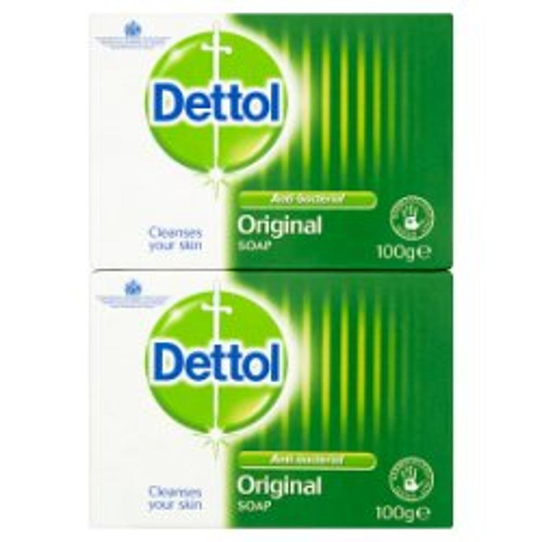 Dettol AntiBacterial Original Soap 2pk