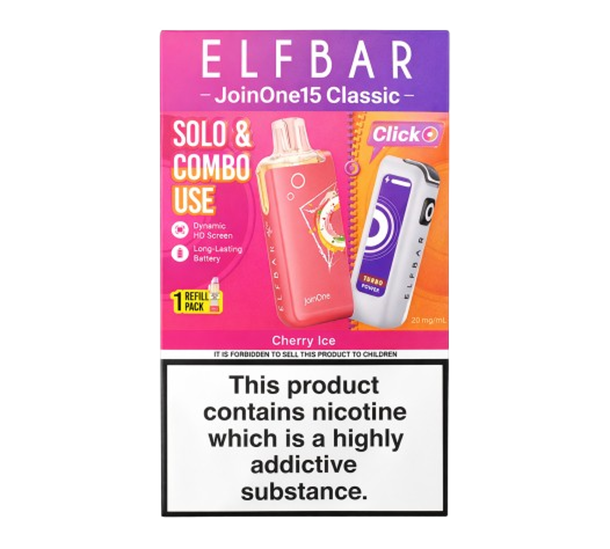 Elfbar JoinOne15 Classic Cherry Ice Refill pack
