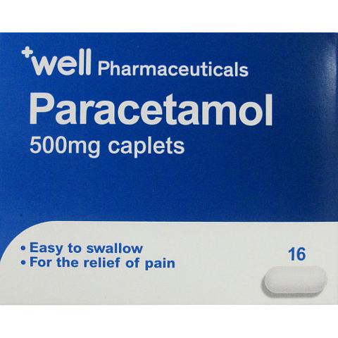 Well Paracetamol Caplets 16pk