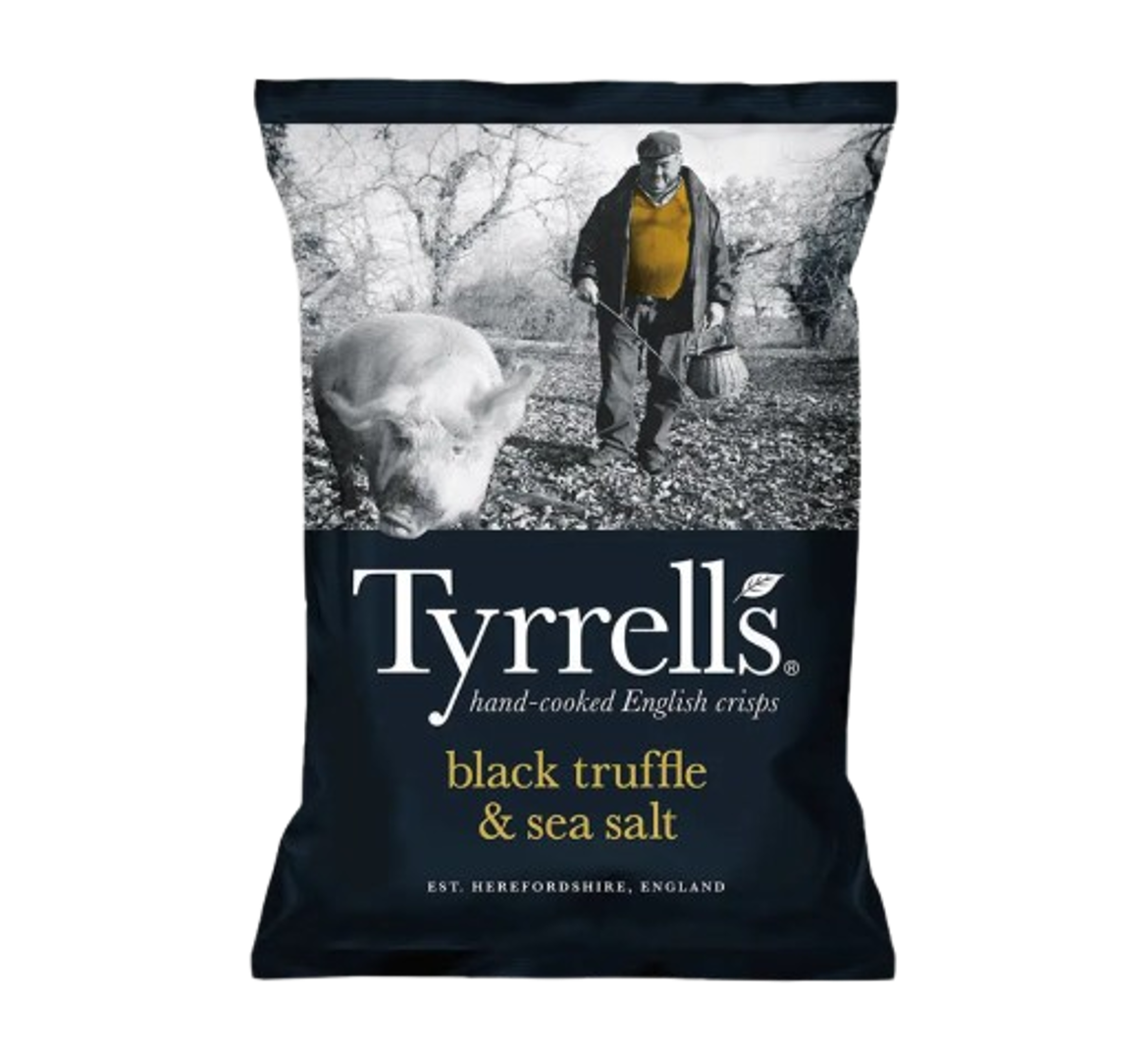 Tyrrells Black Truffle & Sea Salt